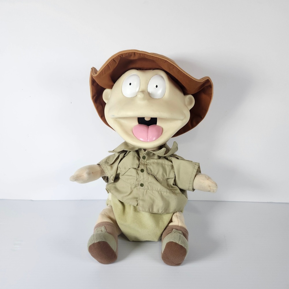Mattel Rugrats‎ Tommy Pickles Plush 12" Tan Good 1998 Safari Explorer Vintage